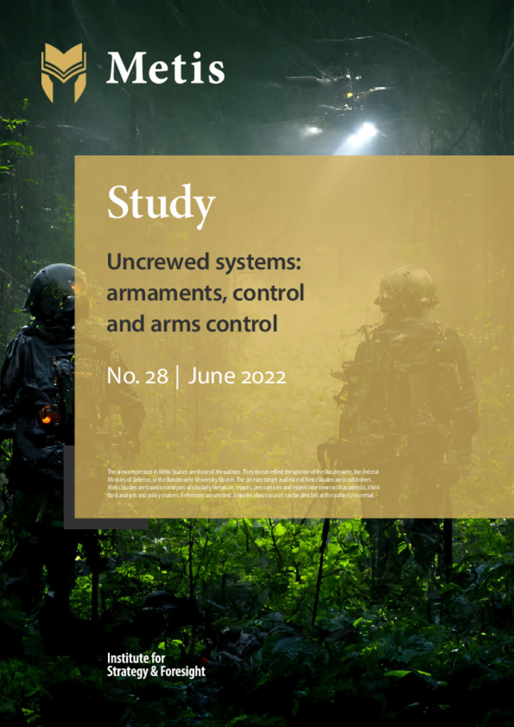 Uncrewed systems: armaments, control and arms control